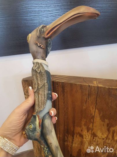 Трость из натурального дерева