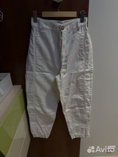 Брюки белые Massimo Dutti