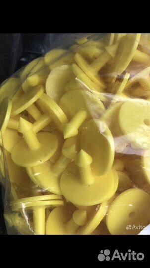 Бирки ушные для крс,овец,коз,собак и тд(круглые)