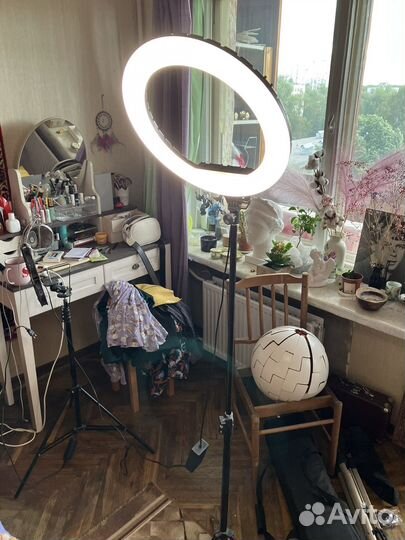 Кольцевая лампа 36 см