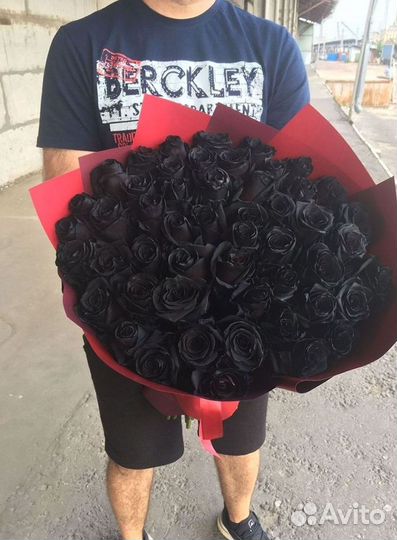 Чёрные розы. Цветы Букеты с доставкой