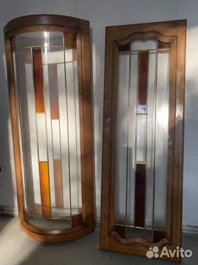 Кухонные фасады из массива дуба с виражом