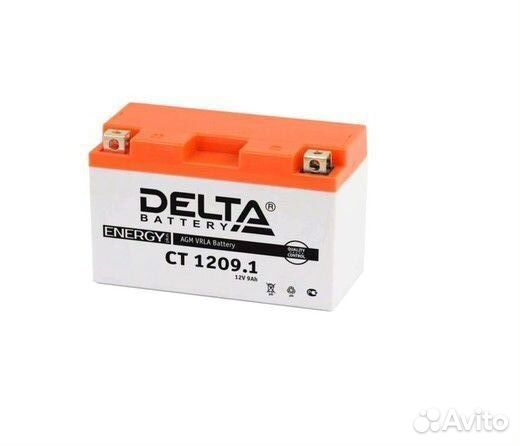 Акб Delta CT 1209.1 9 ah 151х71х107