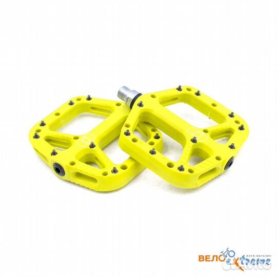 Педали Oxford 2023 Loam 20 Nylon Flat Pedals Yello
