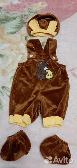 Новогодний костюм медвежонка на мальчика 1-2 года