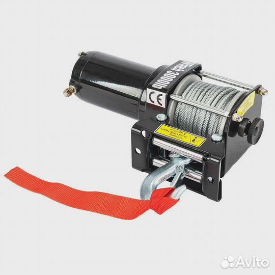 Лебедка электрическая 12V PRO&TOP 3000lbs / 1361 к