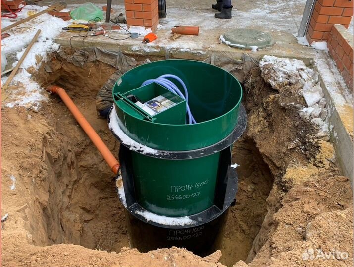 Септик под ключ с гарантией от производителя для дома и дачи