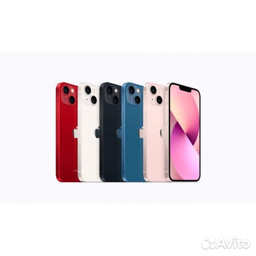 Крышка iPhone 13 розовая с большим отверстием