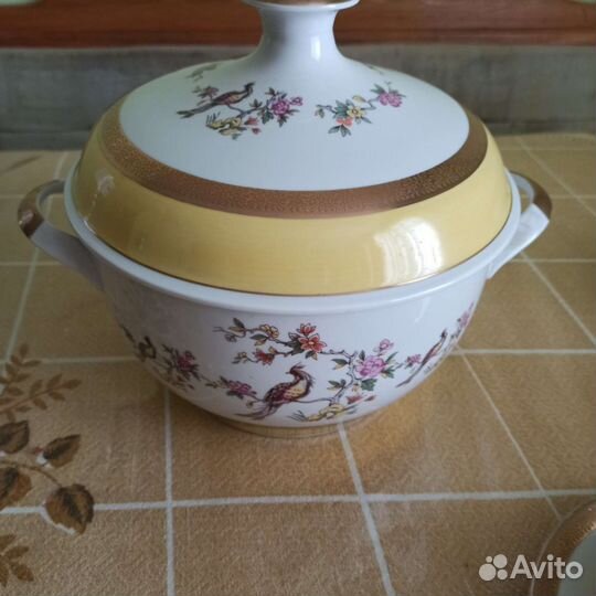 Столовый сервиз гдр Райские птицы