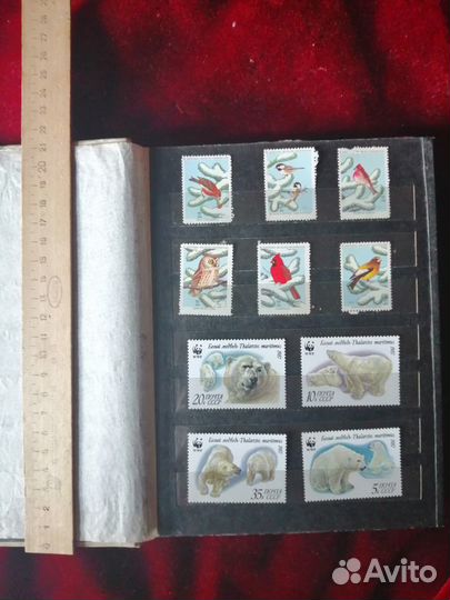 12 Коллекций Подборок марок, с альбомами и без