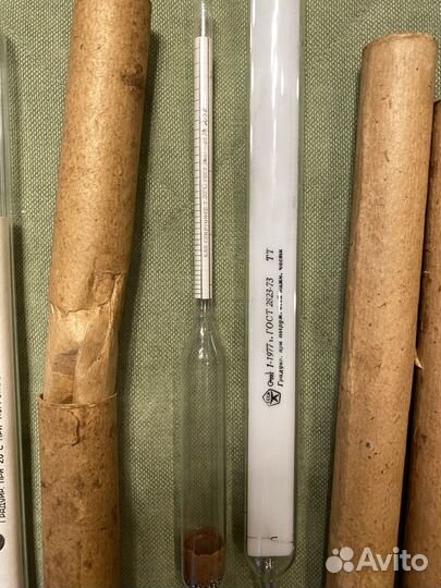 Термометр ртутный СССР лабораторный, спиртометр