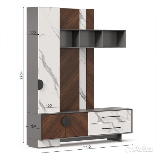 Вилена Тумба тв комбинированная