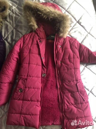 Пуховик, пальто для девочки, 7-10 лет