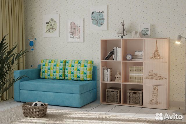 Стеллаж в детскую