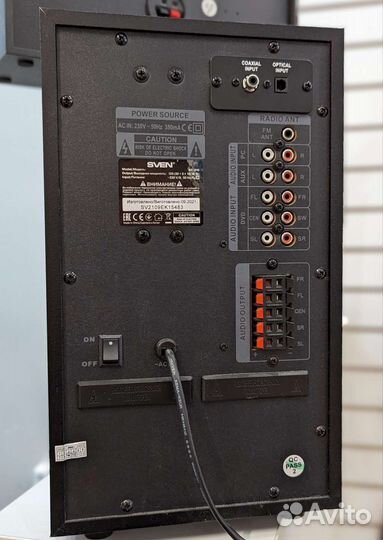 Акустическая система sven HT-210 5.1