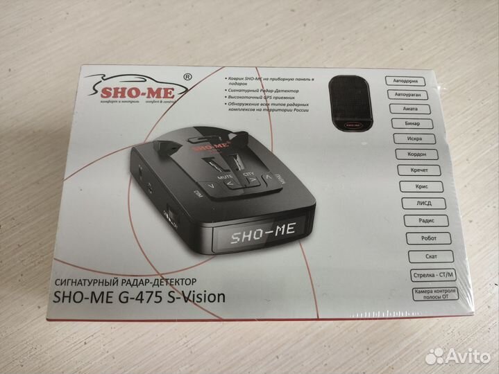 Радар детектор sho me G -475 S-Vision