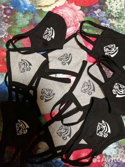 Маска многоразовая с тигром