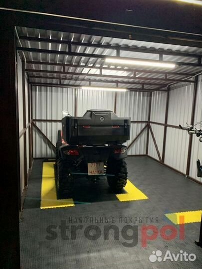 Модульное напольное покрытие для шиномонтажа