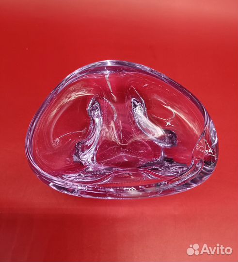 Большая пепельница. Александритовое стекло