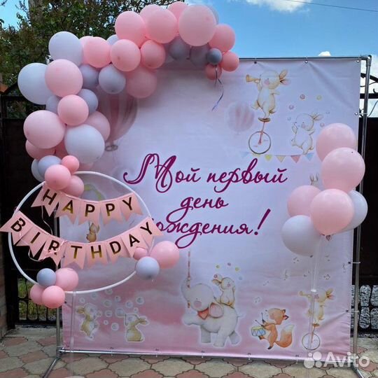 Баннер на день рождения