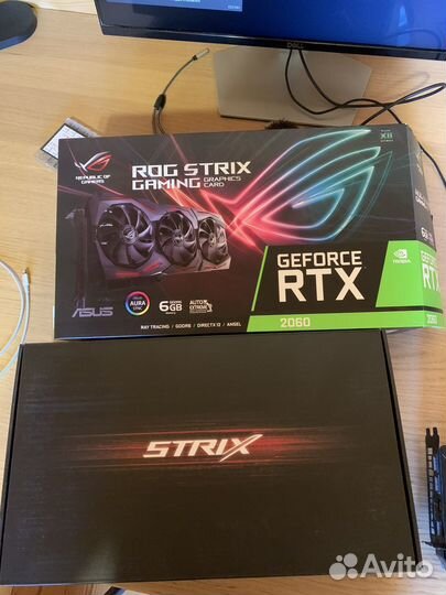 Видеокарта asus rog strix rtx 2060