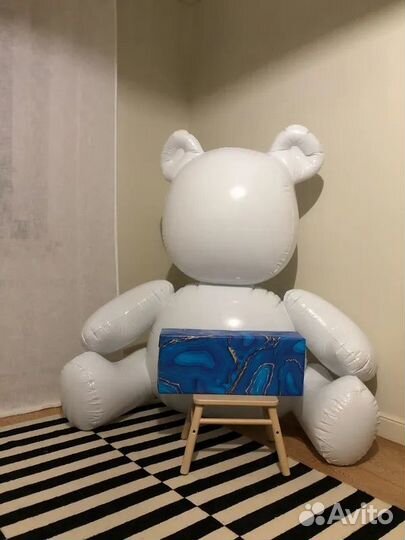 Надувной медведь-раскраска