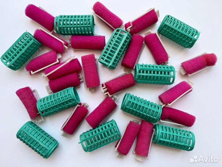 Бигуди с зажимом 10 шт