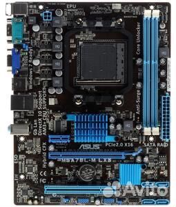 Материнская плата кулером, процессором и памятью