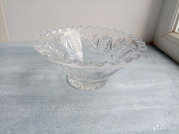 Конфетницы, салатники хрустальные СССР