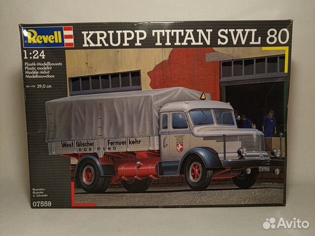 1/24 Revell Krupp Titan + Hanomag trailer