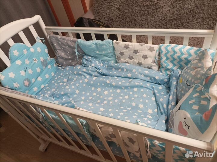Бортики в кроватку