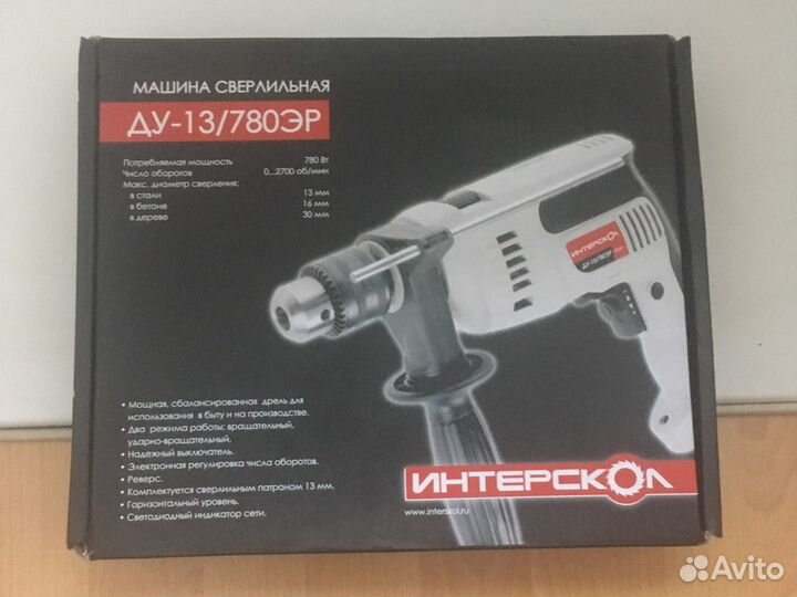 Дрель ду-13/780эр