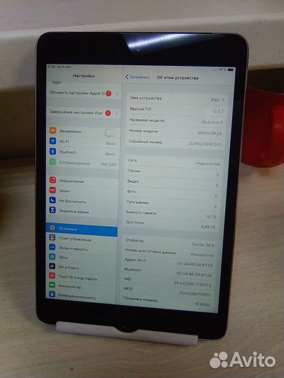 iPad Mini 3 поколения с сим