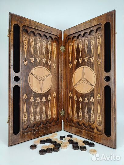 Нарды резные Разданские Мерседес бенц Mercedes-Ben