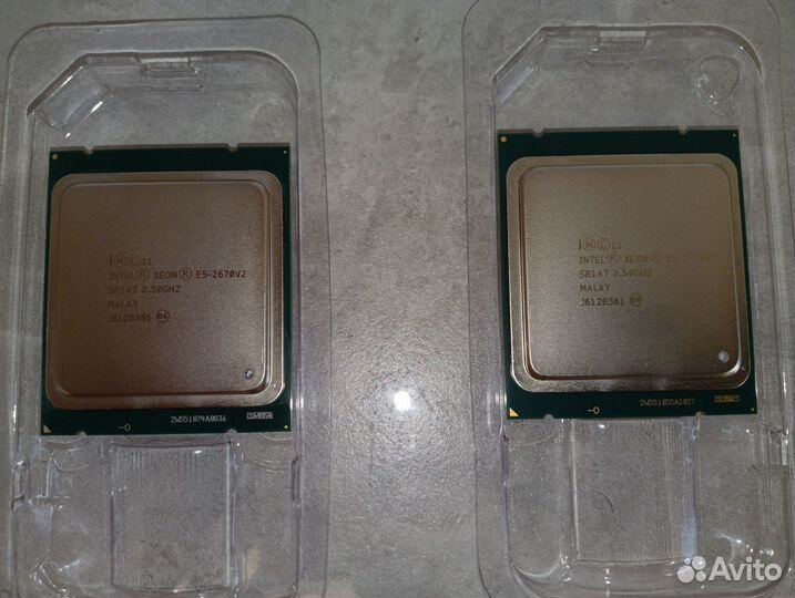 Процессоры Intel Xeon E5-2670v2 E5-2650