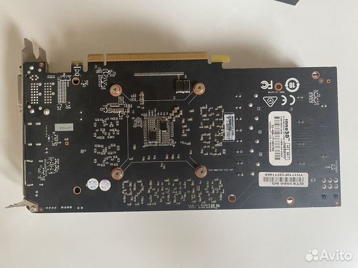 Видеокарта geforce gtx 1060 6gb