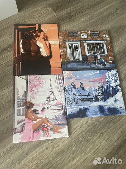 Картины по номерам готовые