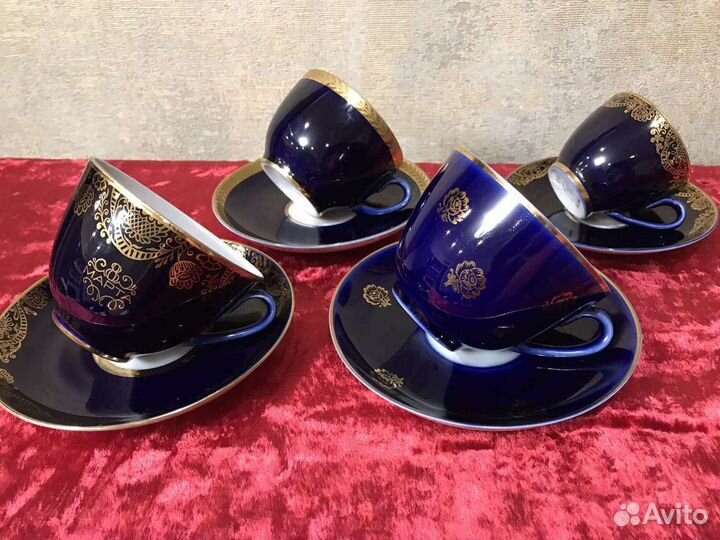 Чайные пары,кобальтовые,лфз,СССР