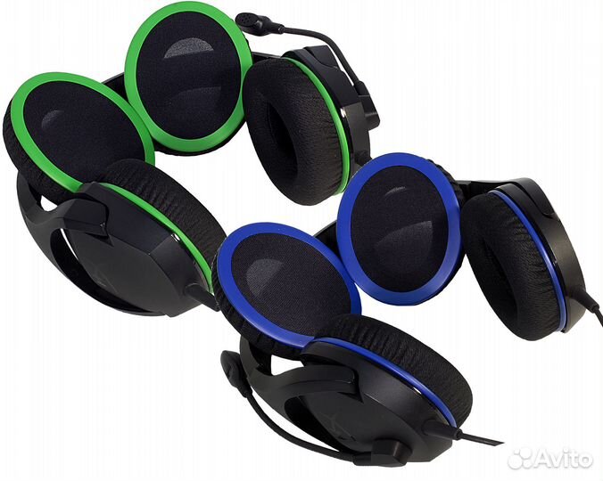 Амбушюры HyperX Stinger Core зеленые / синие