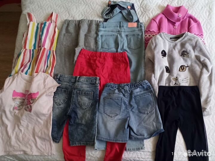 Детские вещи пакетом для девочки 134