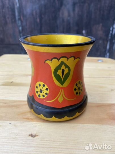 Ваза хохлома