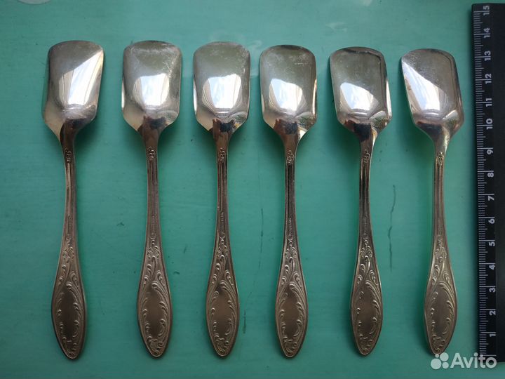 Ложки-совочки СССР мнц, Кольчугино, новые, 6 шт