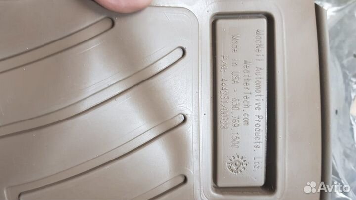 Новые американские ковры Weather tech для Toyota