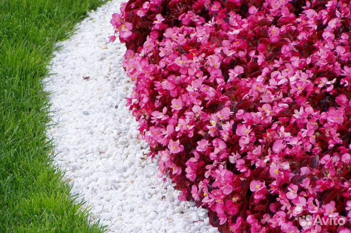 Мраморная крошка для ландшафта