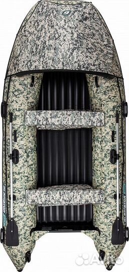 Моторная лодка пвх gladiator E380PRO камуфляж