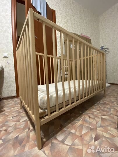 Детская кроватка IKEA сниглар