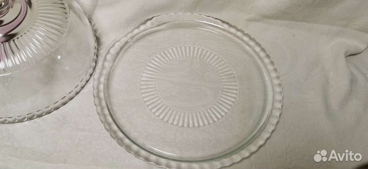 Ваза на ножке хрусталь