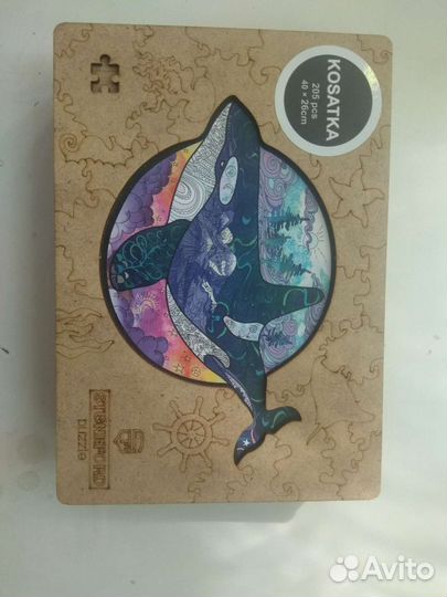 Деревянный пазл steneford касатка