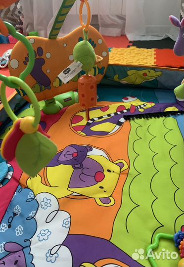 Развивающий коврик tiny love Зоосад