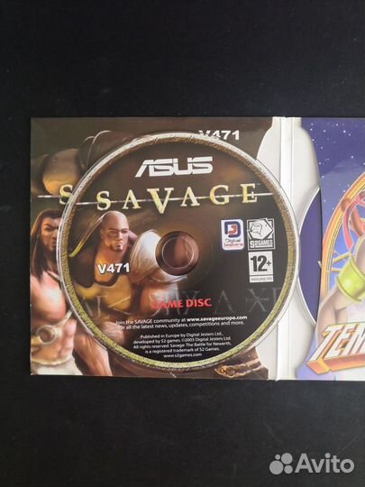 CD asus Bonus gamepack. Savage, BillyBlade, Mashed